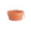 15 Pcs Imitation Clay Flower Basket Round Plastic Pot 16Cm Orange 2