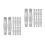 20Pcs Precision Stainless Steel Spring Parts for Garden Shears Silver 10