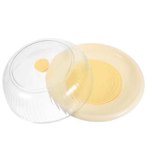 2Pcs Stackable Dish Cover For Kitchen Food Heat And Dust Protection