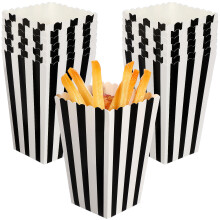 144 Pcs Popcorn Boxes Holder Containers Paper Bags For Movie Theater