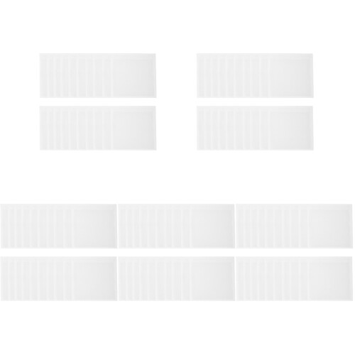 100 Pcs Self-Adhesive Index Card Holders For Warehouse Labeling 1