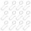 100 Pcs Ceiling Decoration Hooks For Curtain And Shower Track 3