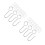 100 Pcs Ceiling Decoration Hooks For Curtain And Shower Track 10