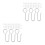 100 Pcs Ceiling Decoration Hooks For Curtain And Shower Track 5