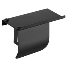 2Pcs Steel Paper Towel Rack With Waterproof Shelf