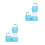 2Pcs Collapsible Silicone Water Bottle Portable Leak Proof 5