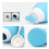 2Pcs Collapsible Silicone Water Bottle Portable Leak Proof 3