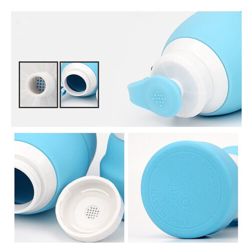 2Pcs Collapsible Silicone Water Bottle Portable Leak Proof 2