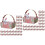 100 Pcs Boxes Paper Candy Cookie Tea Leaf Baskets 6