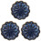 3Pcs Flower Shape Ceramic Snack Dish Side Plate Dipping Bowl 2
