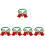 5Pcs Adjustable Christmas Dog And Cat Collar With Bell Decor 7