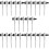 10Pcs Reusable Silver Sprinkler Stake Bases for Efficient Watering 10