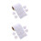2 Rolls Gold Stamping Valentine Wrapping Sticker 4 Patterns 5
