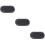 3 Pcs Oval Bottom PU DIY Bag Accessories For Knitting Bags 9