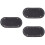 3 Pcs Oval Bottom PU DIY Bag Accessories For Knitting Bags 6