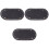 3 Pcs Oval Bottom PU DIY Bag Accessories For Knitting Bags 3