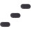 3 Pcs Oval Bottom PU DIY Bag Accessories For Knitting Bags 5