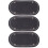 3 Pcs Oval Bottom PU DIY Bag Accessories For Knitting Bags 8