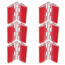 18 Pcs Acrylic Self Adhesive Piano Hinges For Diy Box And Cabinet