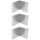3Pcs Oil Splatter Guard Screen Anti Grease Baffle For Cooking 11