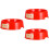 3Pcs Fire Extinguisher Base Floor Support Stand Holder 8
