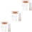 3Pcs Cake Turning Table Decorating Turntable Set Baking Supplies 5