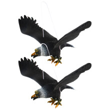 4 Pcs Plastic Eagle Ornament For Outdoor Bird Deterrent Use