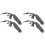 4 Pcs Plastic Eagle Ornament For Outdoor Bird Deterrent Use 4