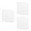 60 Pcs Braille Writing Paper Sheets For Blind People White 10