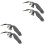 4 Pcs Plastic Eagle Ornament For Outdoor Bird Deterrent Use 5