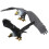 4 Pcs Plastic Eagle Ornament For Outdoor Bird Deterrent Use 2