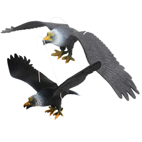 4 Pcs Plastic Eagle Ornament For Outdoor Bird Deterrent Use 1