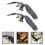4 Pcs Plastic Eagle Ornament For Outdoor Bird Deterrent Use 11