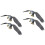 4 Pcs Plastic Eagle Ornament For Outdoor Bird Deterrent Use 6