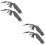 4 Pcs Plastic Eagle Ornament For Outdoor Bird Deterrent Use 8