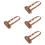 4Pcs Adjustable Coffee Sleeve Portable Cup Carrier 6