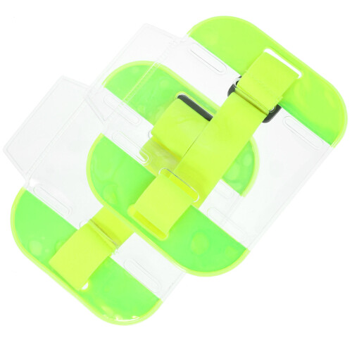 8 Pcs Elastic Arm Badge Holders For Workers Cards 2