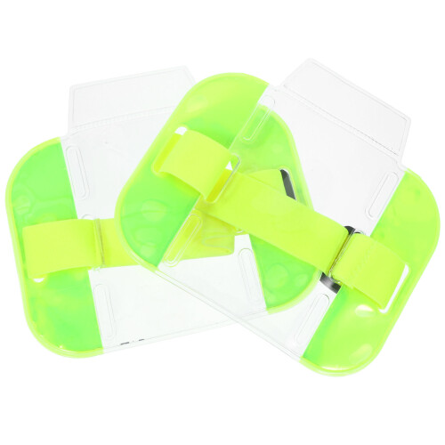 8 Pcs Elastic Arm Badge Holders For Workers Cards 1