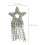 4 Pcs Glitter Star Patch Rhinestone Iron 10