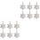 12 Pcs Stainless Steel Tablecloth Weights And Curtain Clips 3