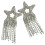 4 Pcs Glitter Star Patch Rhinestone Iron 2