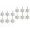 12 Pcs Stainless Steel Tablecloth Weights And Curtain Clips 4