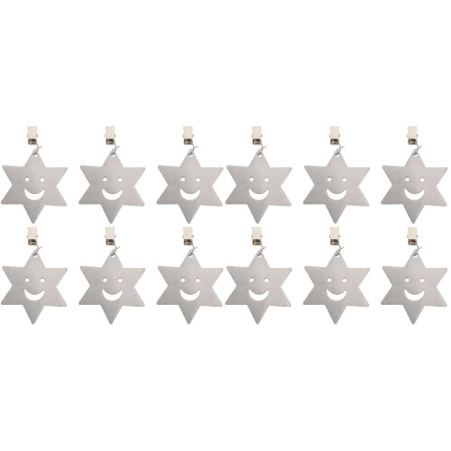 12 Pcs Stainless Steel Tablecloth Weights And Curtain Clips 1