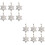 12 Pcs Stainless Steel Tablecloth Weights And Curtain Clips 6
