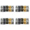 400Ensembles Studs Punk Alliage Colorés Pour Ceintures Vêtements 5