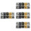 400Ensembles Studs Punk Alliage Colorés Pour Ceintures Vêtements 6