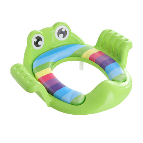 2Pcs Pattern Toddler Toilet Training Seat For Kids (Green)
