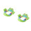 2Pcs Pattern Toddler Toilet Training Seat For Kids (Green) 8