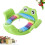 2Pcs Pattern Toddler Toilet Training Seat For Kids (Green) 10