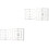 2Pcs Acrylic Transparent Quilting Ruler Double Square Sewing Tool 3